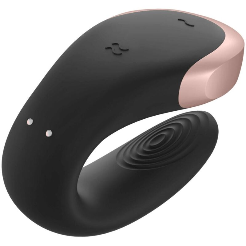 SATISFYER - APP DOUBLE LOVE COUPLES VIBRATOR LUXURY BLACK