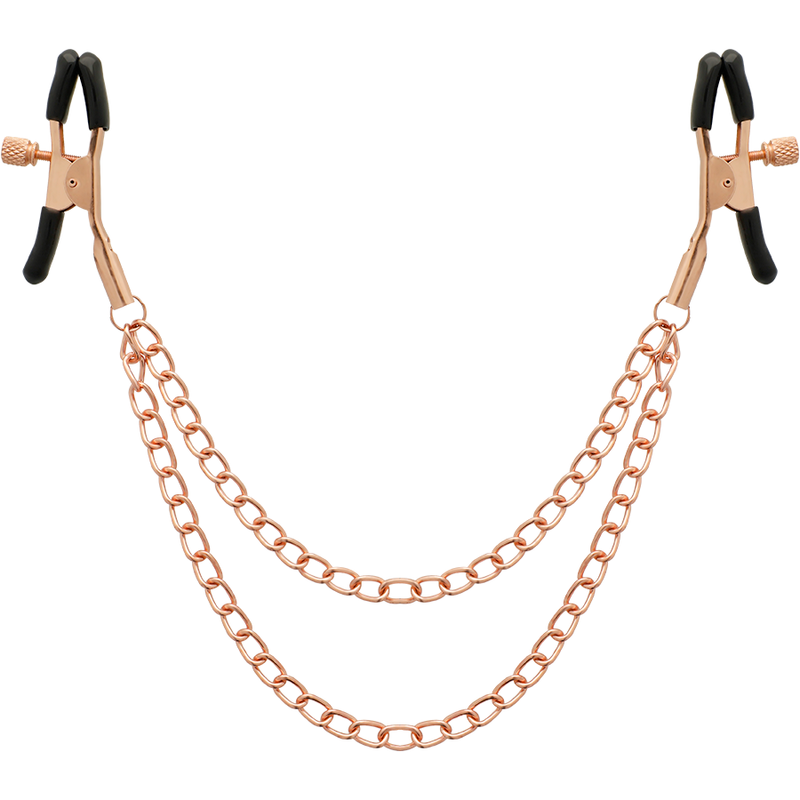 BEGME - BLACK EDITION NIPPLE CLAMPS WITH CHAIN