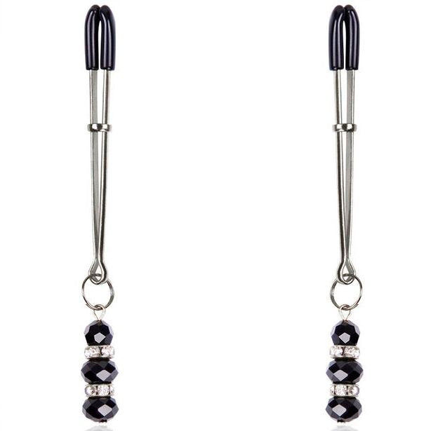OHMAMA FETISH - NIPPLE CLAMPS WITH GLASS STONES