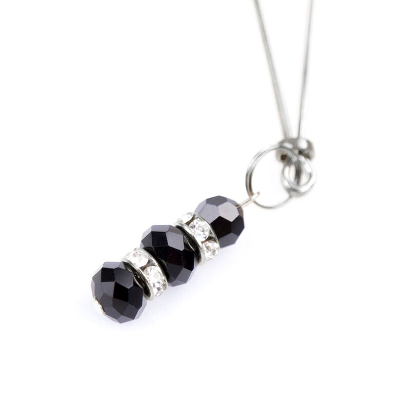 OHMAMA FETISH - NIPPLE CLAMPS WITH GLASS STONES