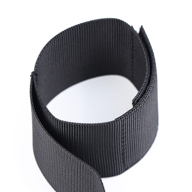 OHMAMA FETISH - NYLON WRIST HANDCUFFS AND COLLAR