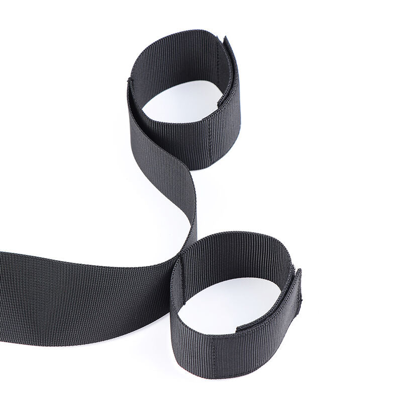 OHMAMA FETISH - NYLON WRIST HANDCUFFS AND COLLAR
