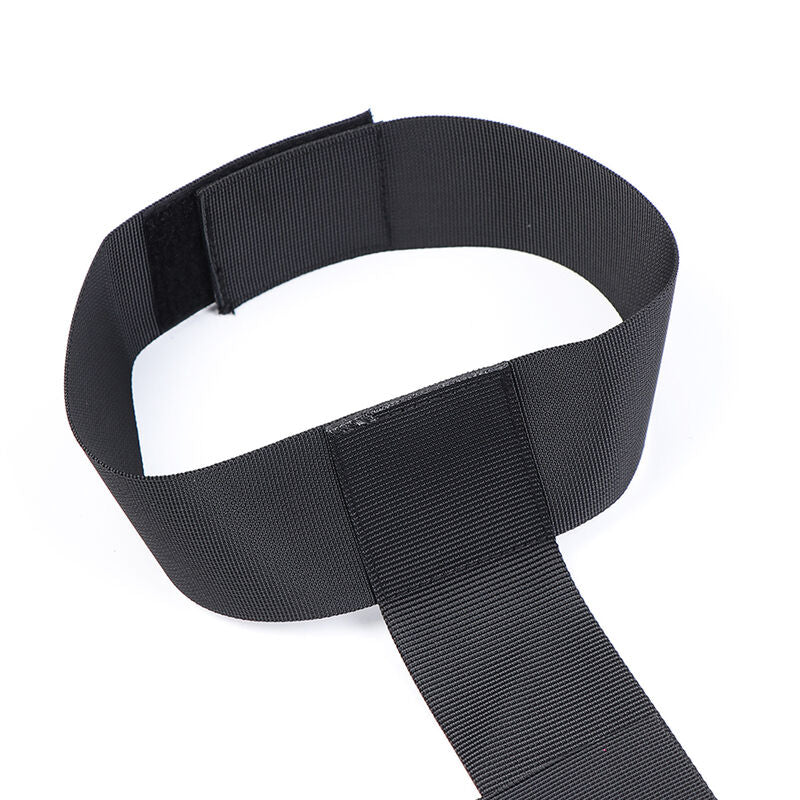 OHMAMA FETISH - NYLON WRIST HANDCUFFS AND COLLAR