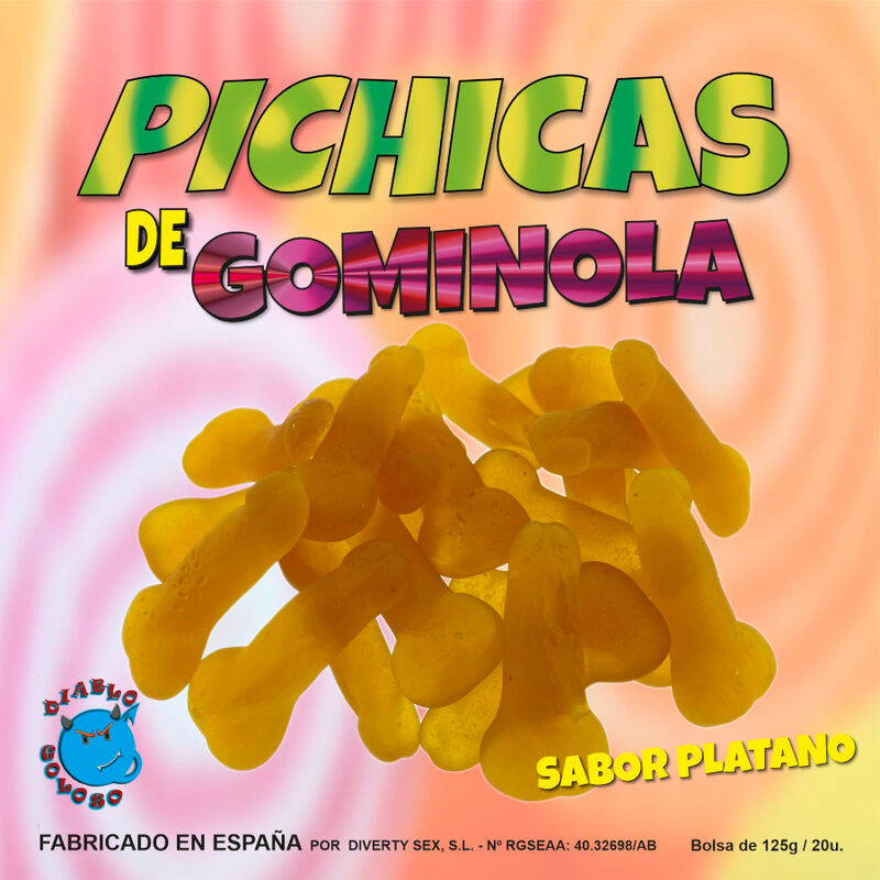 GOLOSO DEVIL - BANANA GUMMINOLA PICHITAS