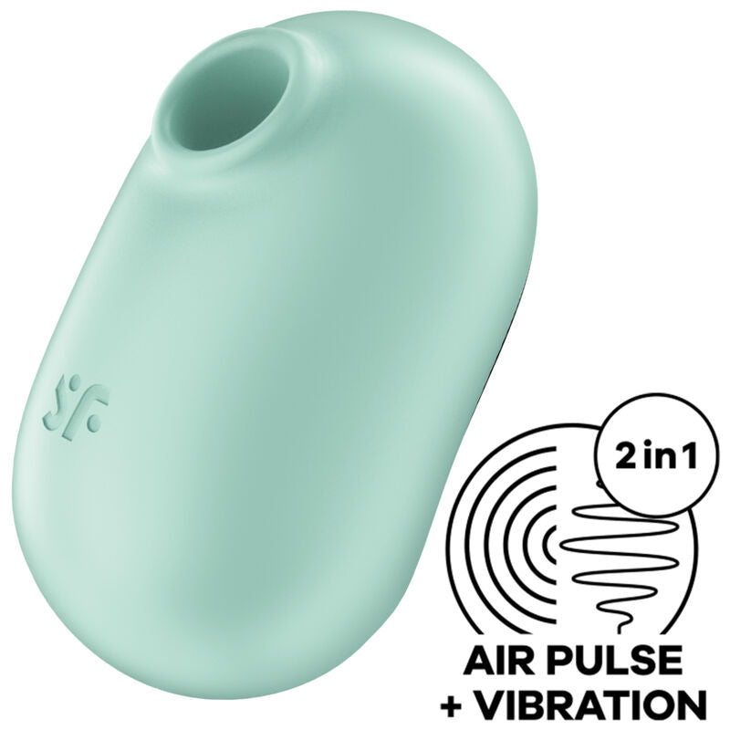 SATISFYER - PRO TO GO 2 DOUBLE STIMULATOR AND VIBRATOR VIOLET