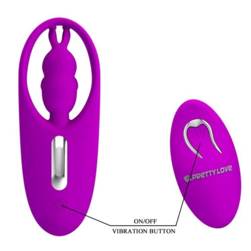 PRETTY LOVE - WILD RABBIT PANTY STIMULATOR WITH REMOTE CONTROL IN LILAC