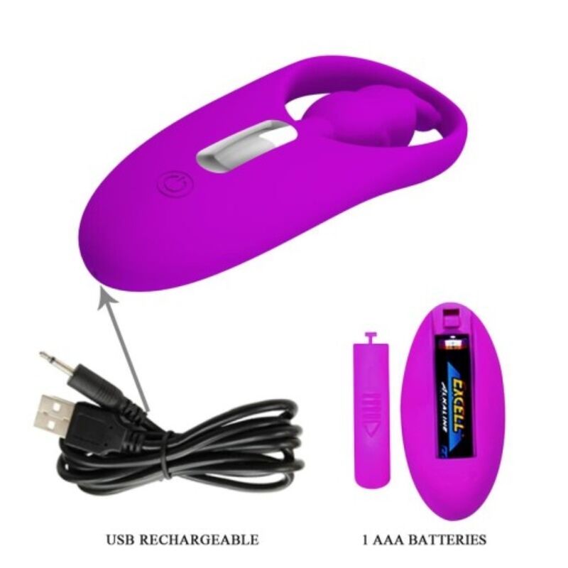 PRETTY LOVE - WILD RABBIT PANTY STIMULATOR WITH REMOTE CONTROL IN LILAC