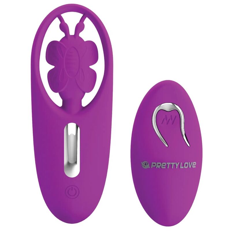 PRETTY LOVE - DANCING BUTTERFLY PANTY STIMULATOR WITH REMOTE CONTROL LILAC