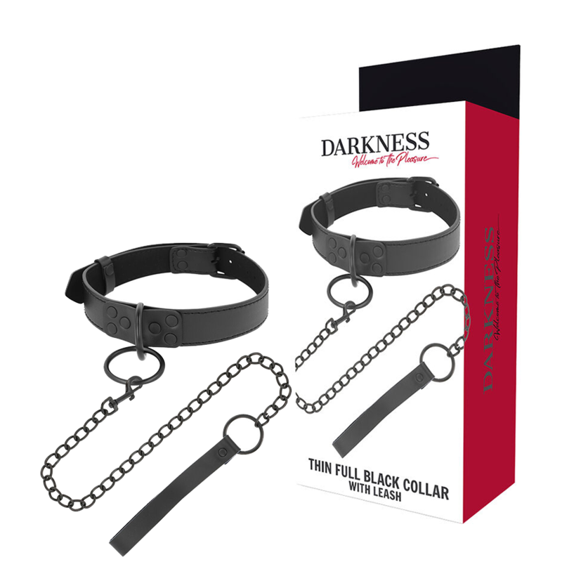 DARKNESS - BLACK CHAIN NECKLACE