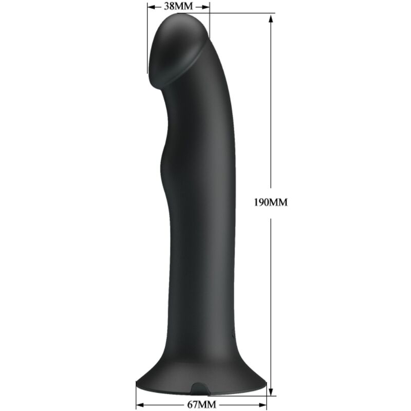 PRETTY LOVE - MURRAY BLACK CLITORIS VIBRATOR AND SUCKER