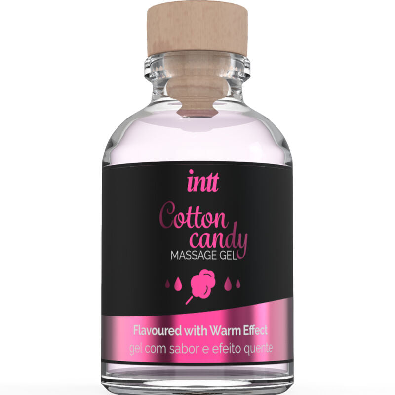 INTT MASSAGE & ORAL SEX - Cotton Candy Flavored Massage Gel with Warming Effect