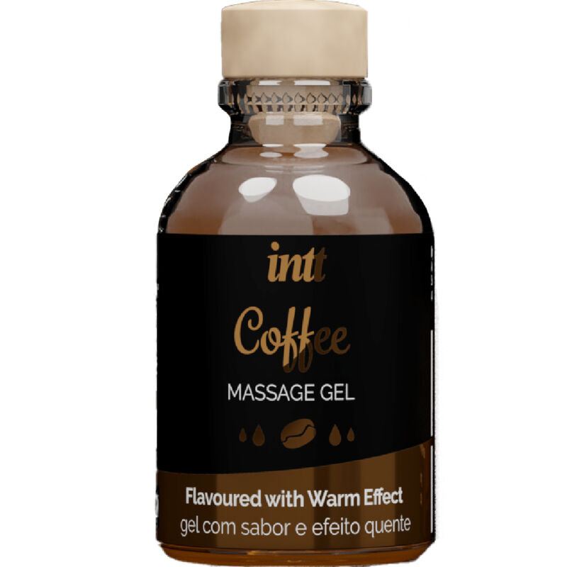 INTT MASSAGE & ORAL SEX - COFFEE FLAVOR MASSAGE GEL WITH WARMING EFFECT