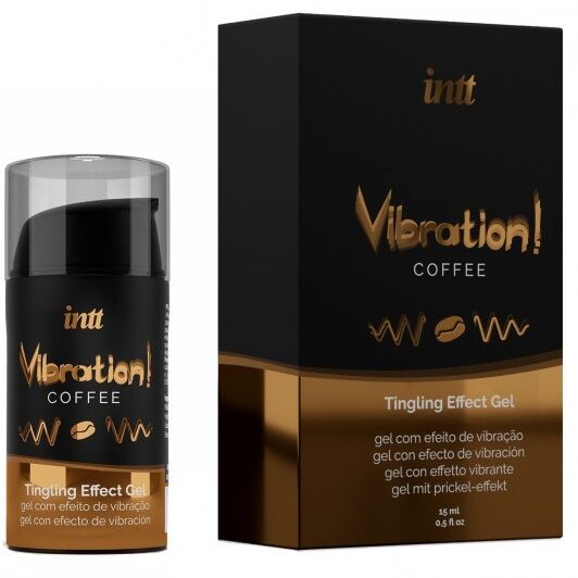 INTT MASSAGE & ORAL SEX - COFFEE FLAVOR MASSAGE GEL WITH WARMING EFFECT