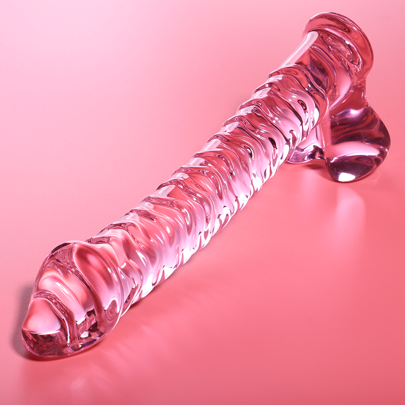 NEBULA SERIES BY IBIZA - MODELO 23 DILDO CRISTAL TRANSPARENTE 21.5 CM -O- 4 CM