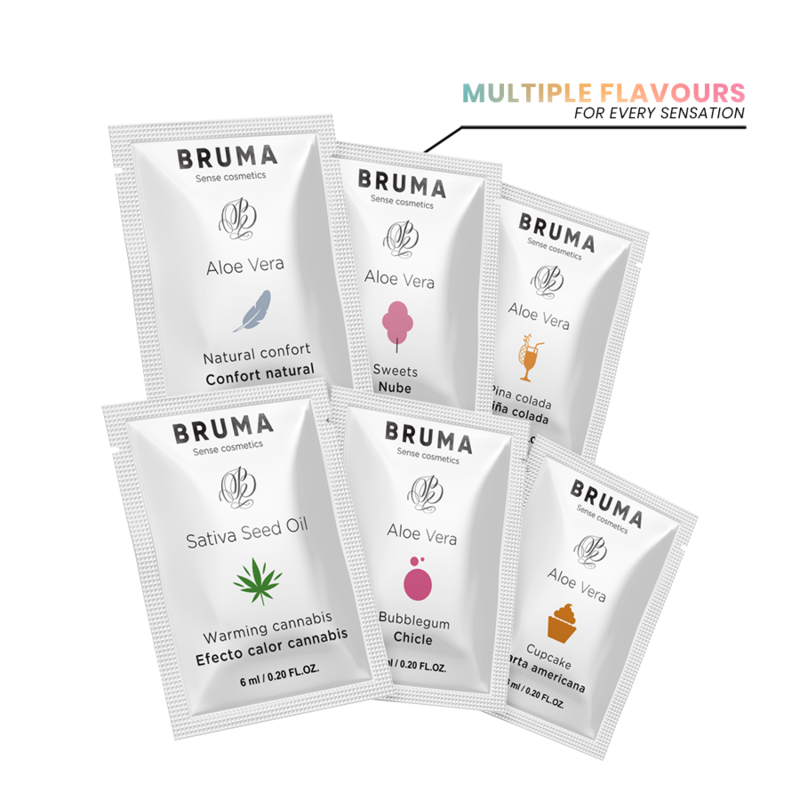 BRUMA - 6 ML GEL DESLIZANTE CON ACEITE DE SEMILLA EFECTO CALOR SABOR CANNABIS