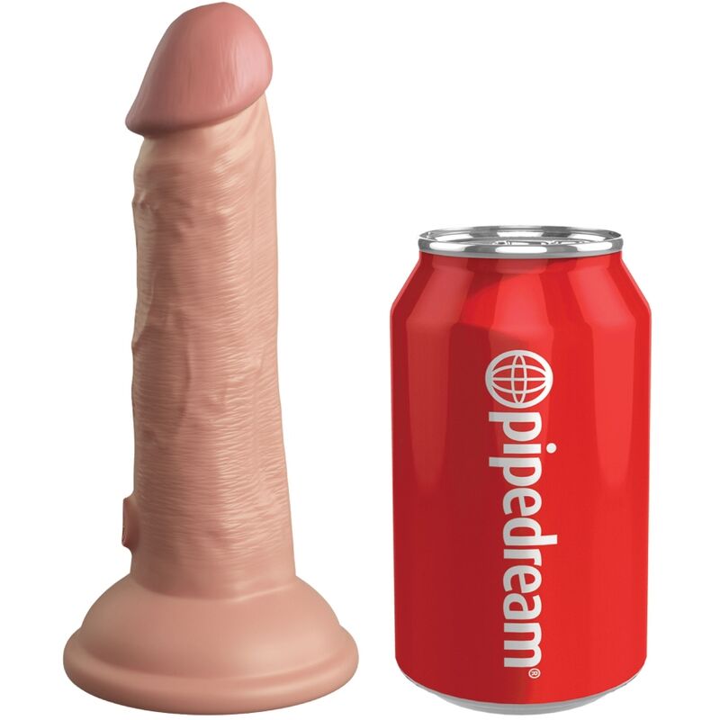 KING COCK - ELITE REALISTIC VIBRATOR & SILICONE DILDO 15.2 CM