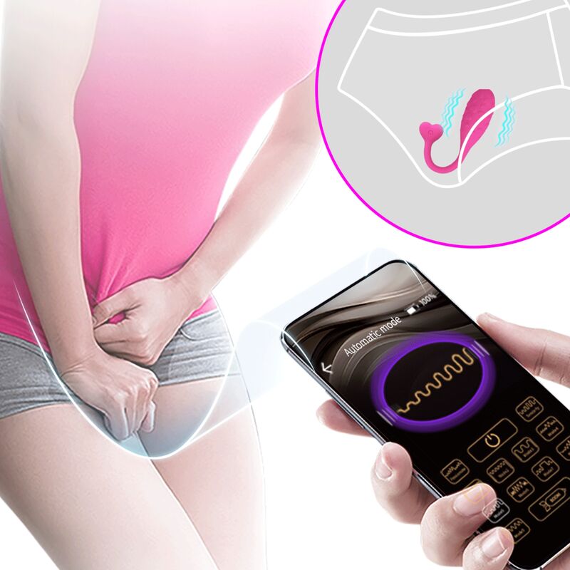 PRETTY LOVE - FISHERMAN PINK VIBRATING EGG CONTROLLED BY APP
