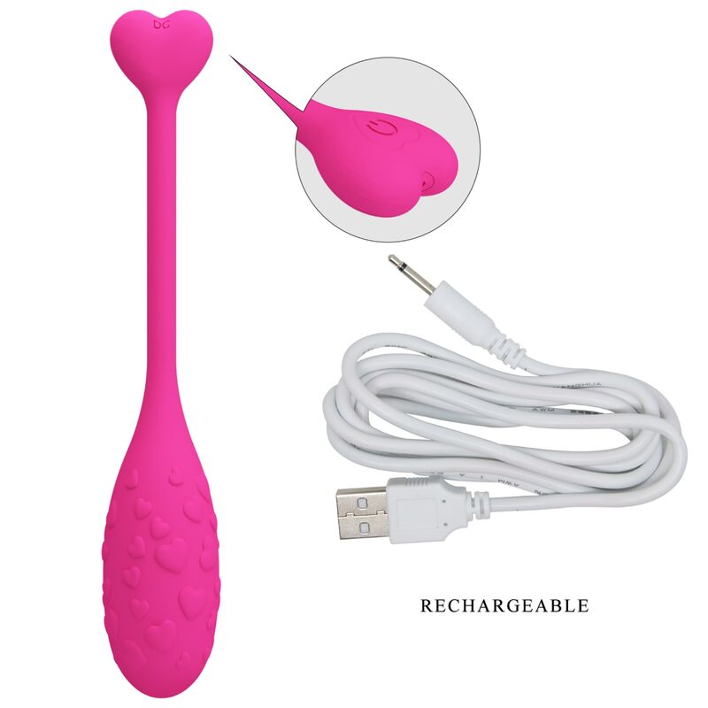 PRETTY LOVE - FISHERMAN PINK VIBRATING EGG CONTROLLED BY APP