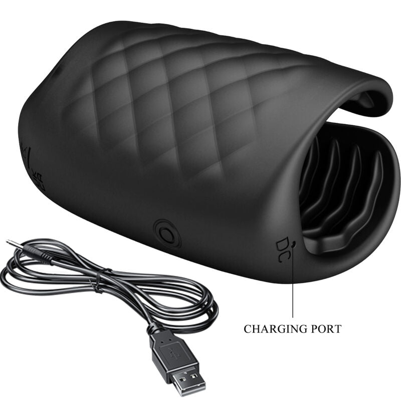 PRETTY LOVE - RECHARGEABLE VIBRATING MANUAL GLANE MASTURBATOR