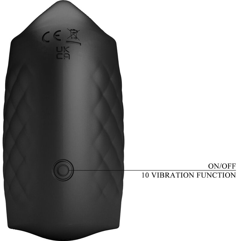 PRETTY LOVE - RECHARGEABLE VIBRATING MANUAL GLANE MASTURBATOR