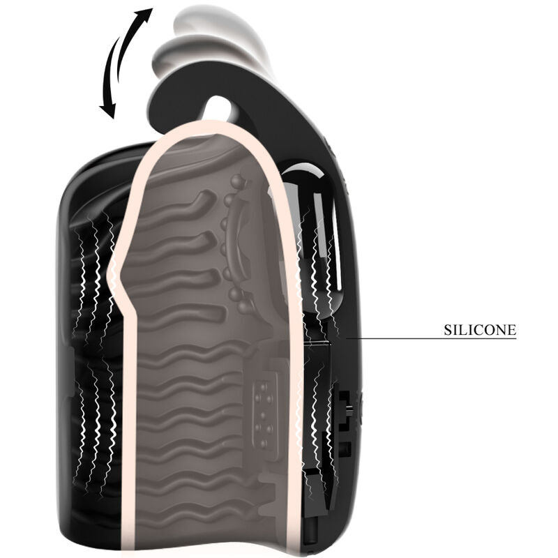 PRETTY LOVE - RECHARGEABLE VIBRATING MANUAL GLANE MASTURBATOR