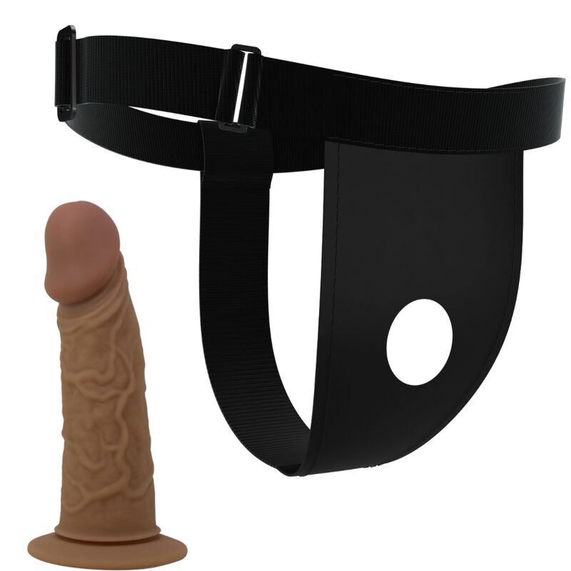PRETTY LOVE - HARNESS BRIEFS WITH DIDLO INCLUDED
