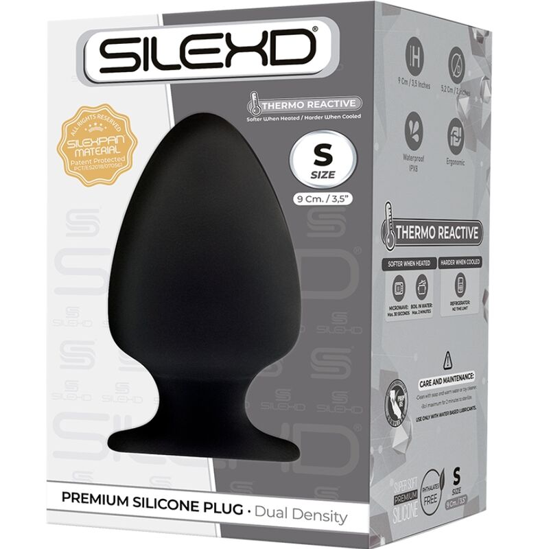 SILEXD - MODEL 1 PREMIUM SILICONE ANAL PLUG SILEXPAN PREMIUM THERMOREACTIVE SIZE S