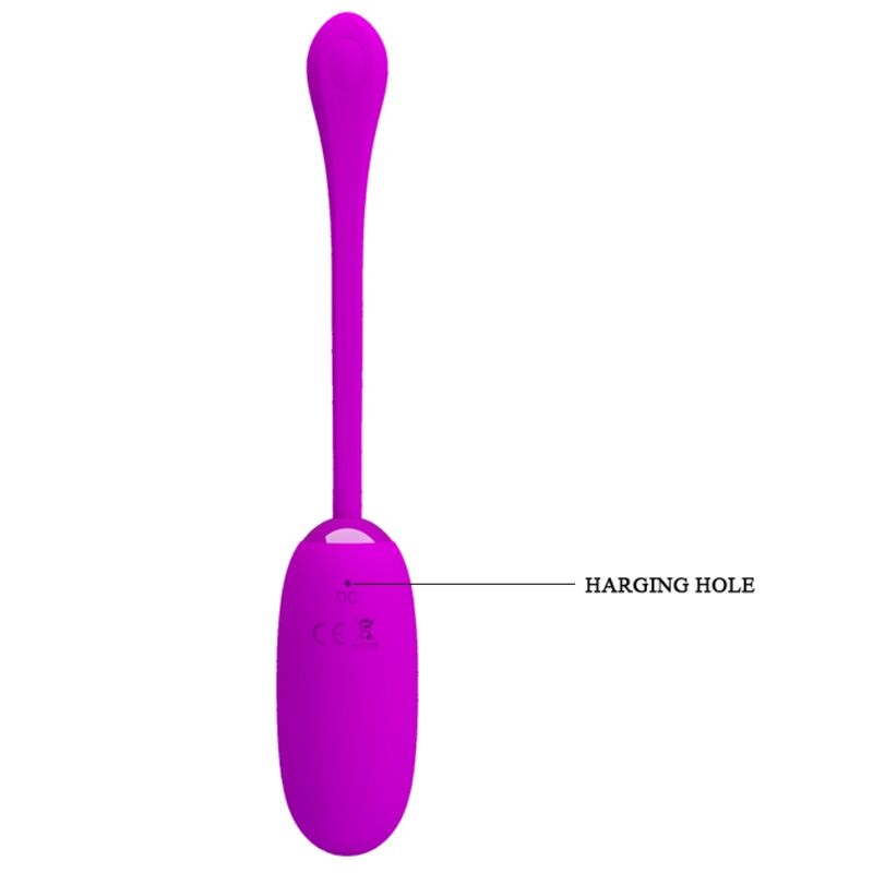 PRETTY LOVE - JULIUS WATERPROOF & RECHARGEABLE VIBRATING EGG PURPLE
