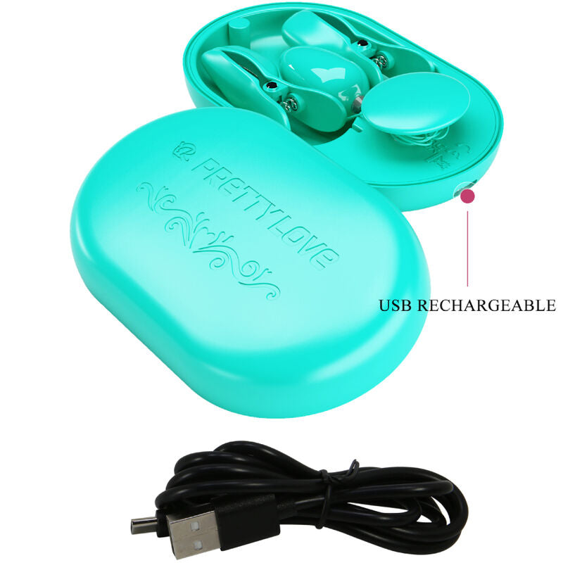 PRETTY LOVE - SURPRISE BOX BLUE ELECTRO-STIMULATION CLIPS