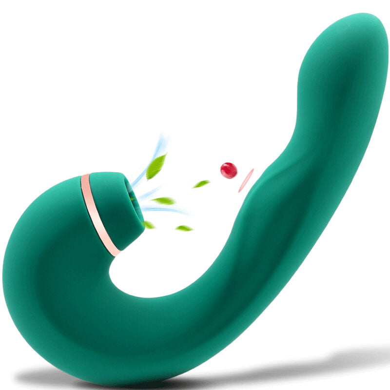 ARMONY - FLEXIBLE GREEN VIBRATOR & SUCTION CUP