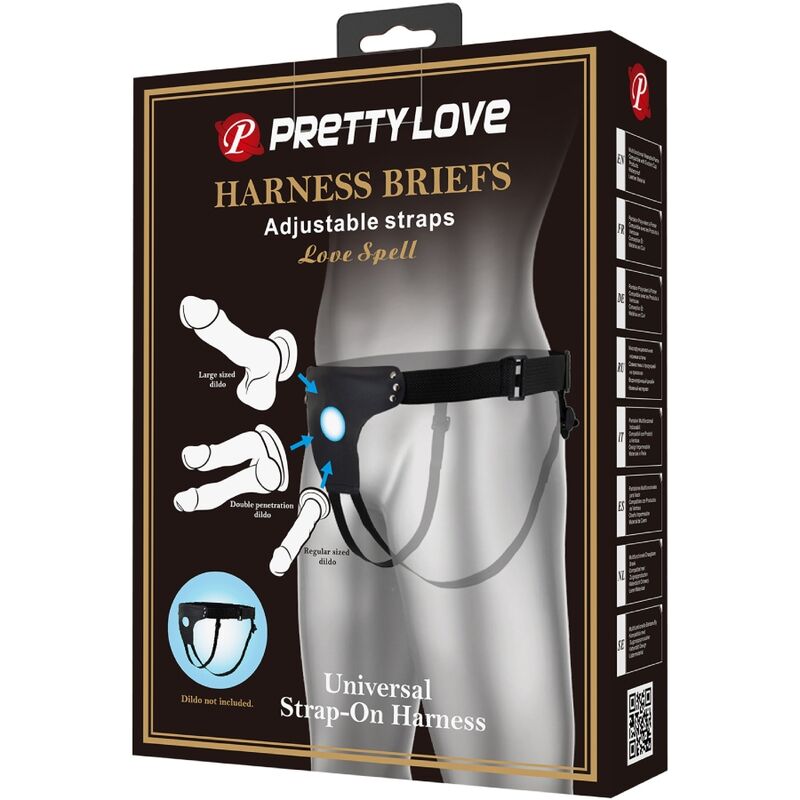 PRETTY LOVE - LOVE SPELL COMPLETE ADJUSTABLE STRAP HARNESS
