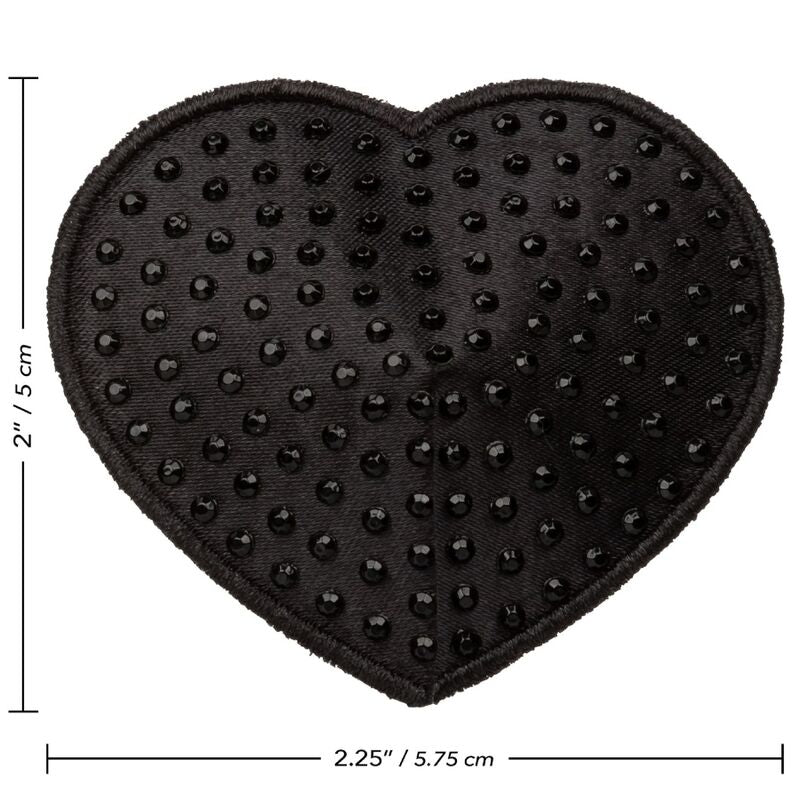 CALEXOTICS - RADIANCE HEART-SHAPED JEWEL NIPPLE COVERS