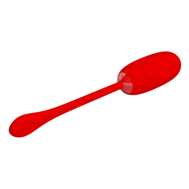 PRETTY LOVE - JULIUS WATERPROOF & RECHARGEABLE VIBRATING EGG RED