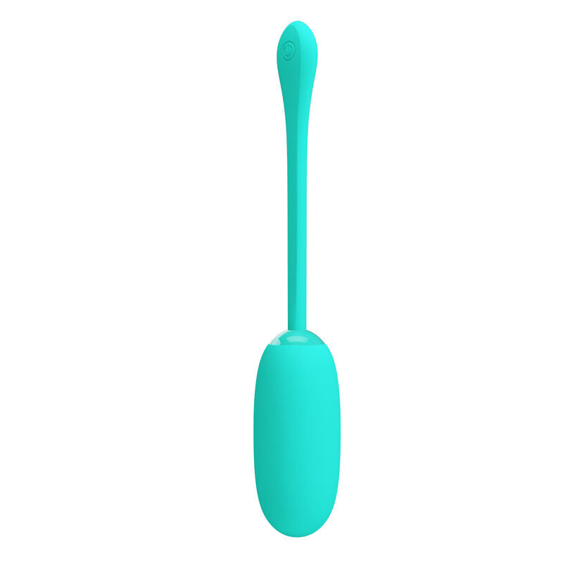 PRETTY LOVE - JULIUS WATERPROOF & RECHARGEABLE VIBRATING EGG AQUA GREEN
