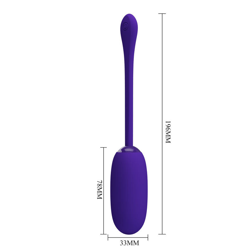 PRETTY LOVE - JULIUS WATERPROOF & RECHARGEABLE VIBRATING EGG LILAC