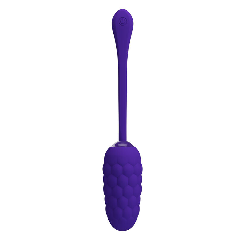PRETTY LOVE - LILAC RECHARGEABLE MARINE TEXTURED VIBRATING EGG