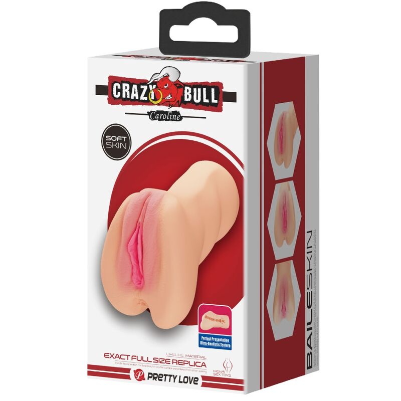 CRAZY BULL - CAROLINE VAGINA-SHAPED MASTUBATOR