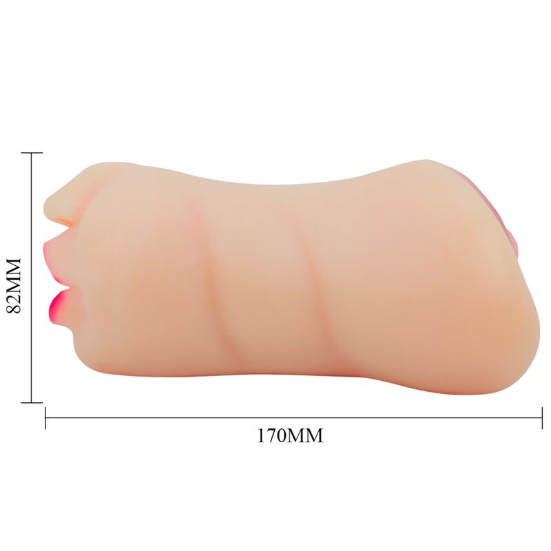CRAZY BULL - ZOEY DOUBLE ENTRY VAGINA-SHAPED MASTUBATOR
