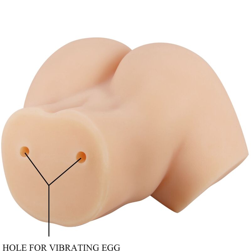 CRAZY BULL - REALISTIC VAGINA AND ANUS VIBRATOR HAILEY