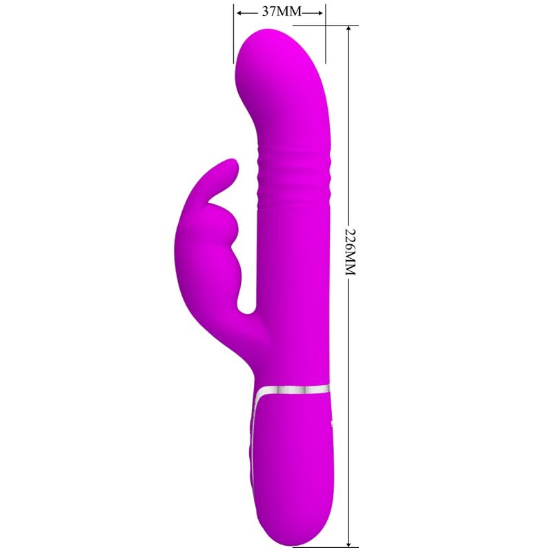 PRETTY LOVE - COALE RABBIT VIBRATOR VIOLET PEARLS