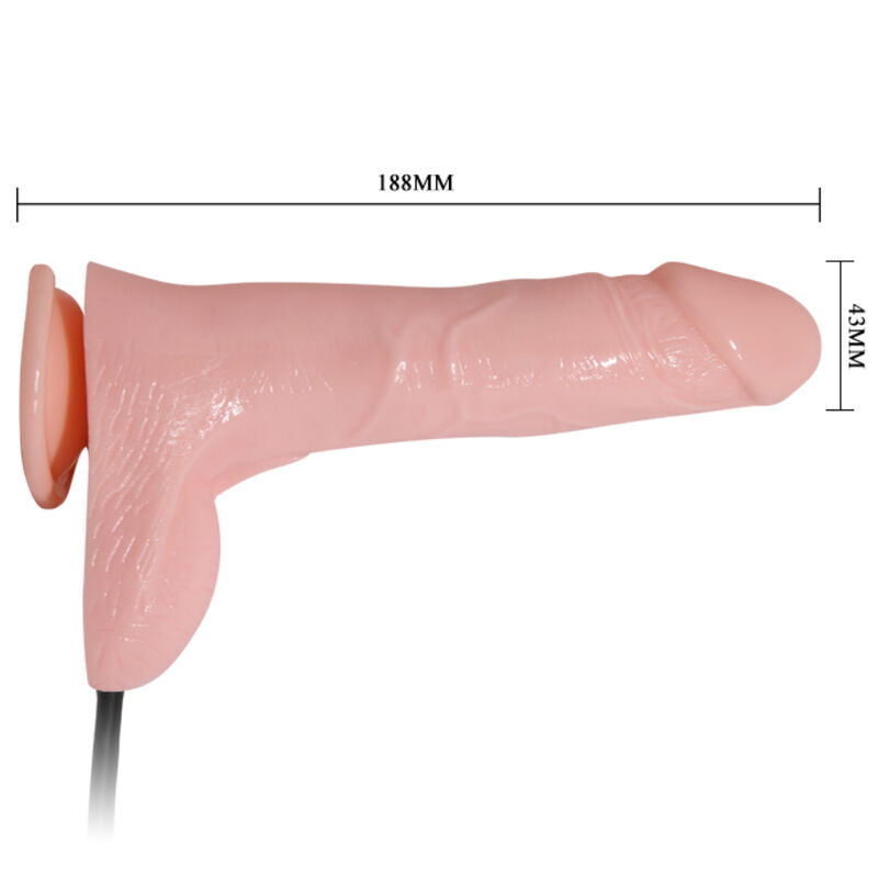DANCE - REALISTIC INFLATABLE DILDO WITH SUCTION CUP 15 CM