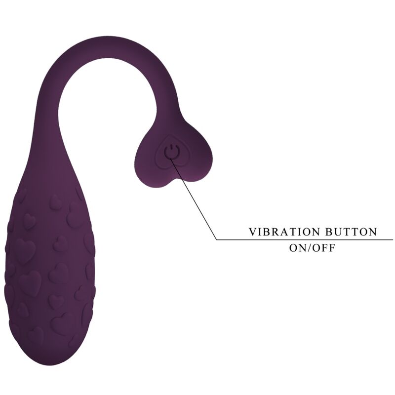 PRETTY LOVE - FISHERMAN APP-CONTROLLED LILAC VIBRATING EGG
