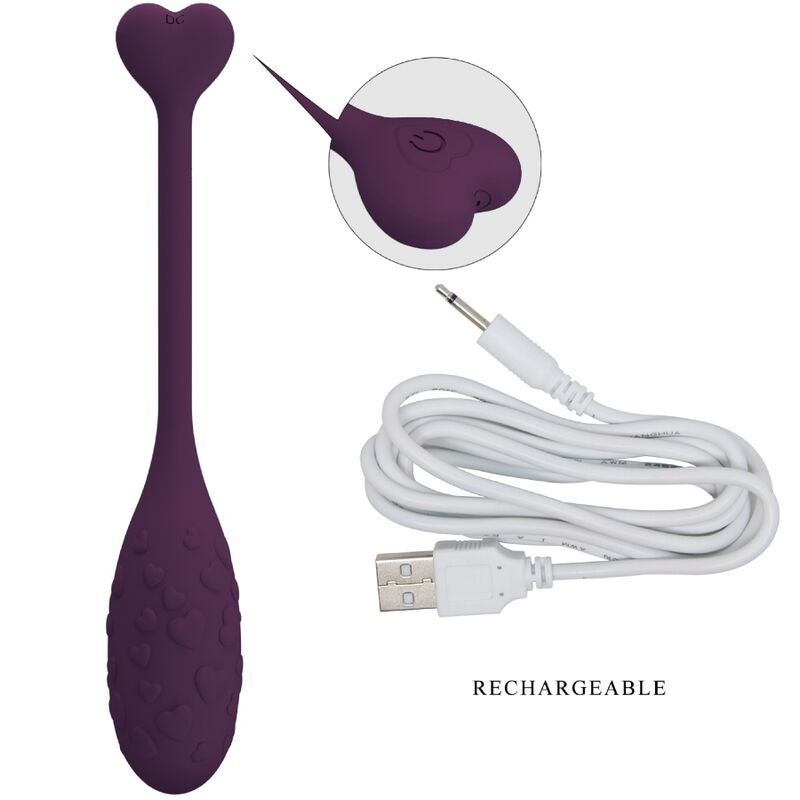PRETTY LOVE - FISHERMAN APP-CONTROLLED LILAC VIBRATING EGG