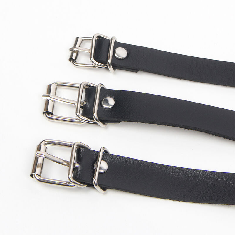 SUBBLIME - CORSET SHAPED HARNESS WITH CHAIN DETAILS ONE SIZE