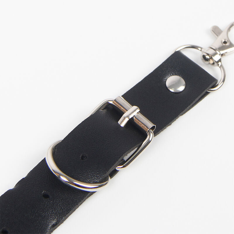 SUBBLIME - HARNESS BELT AND GARTER DETAIL RINGS AND CHAIN ONE SIZE