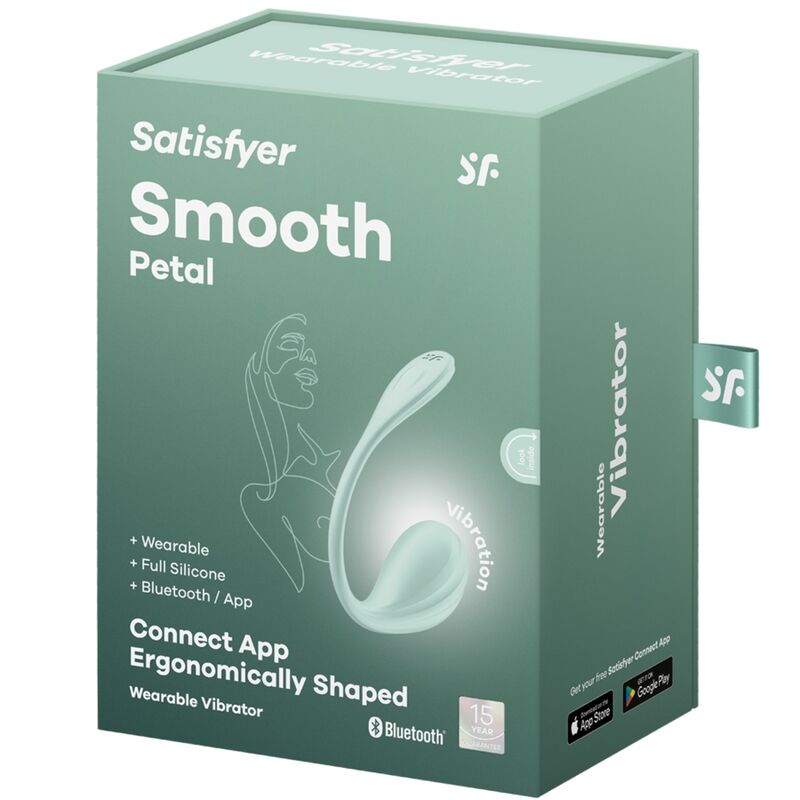 SATISFYER - SMOOTH PETAL G-SPOT STIMULATOR AQUA GREEN FREE APP