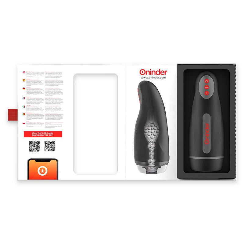 ONINDER - SEOUL MALE COMPRESSION AND VIBRATION MASTURBATOR - FREE APP