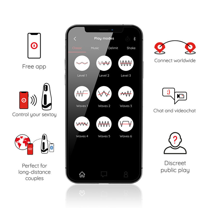 ONINDER - SEOUL MALE COMPRESSION AND VIBRATION MASTURBATOR - FREE APP