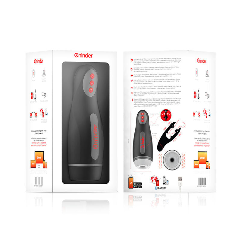 ONINDER - SEOUL MALE COMPRESSION AND VIBRATION MASTURBATOR - FREE APP
