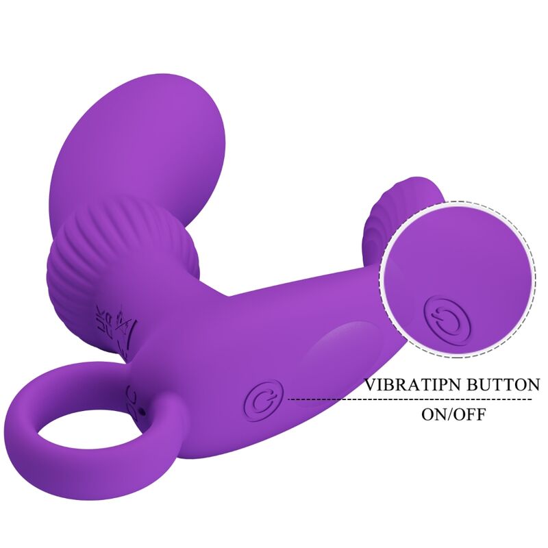 PRETTY LOVE - CAYLA LILAC VIBRATING ANAL MASSAGER